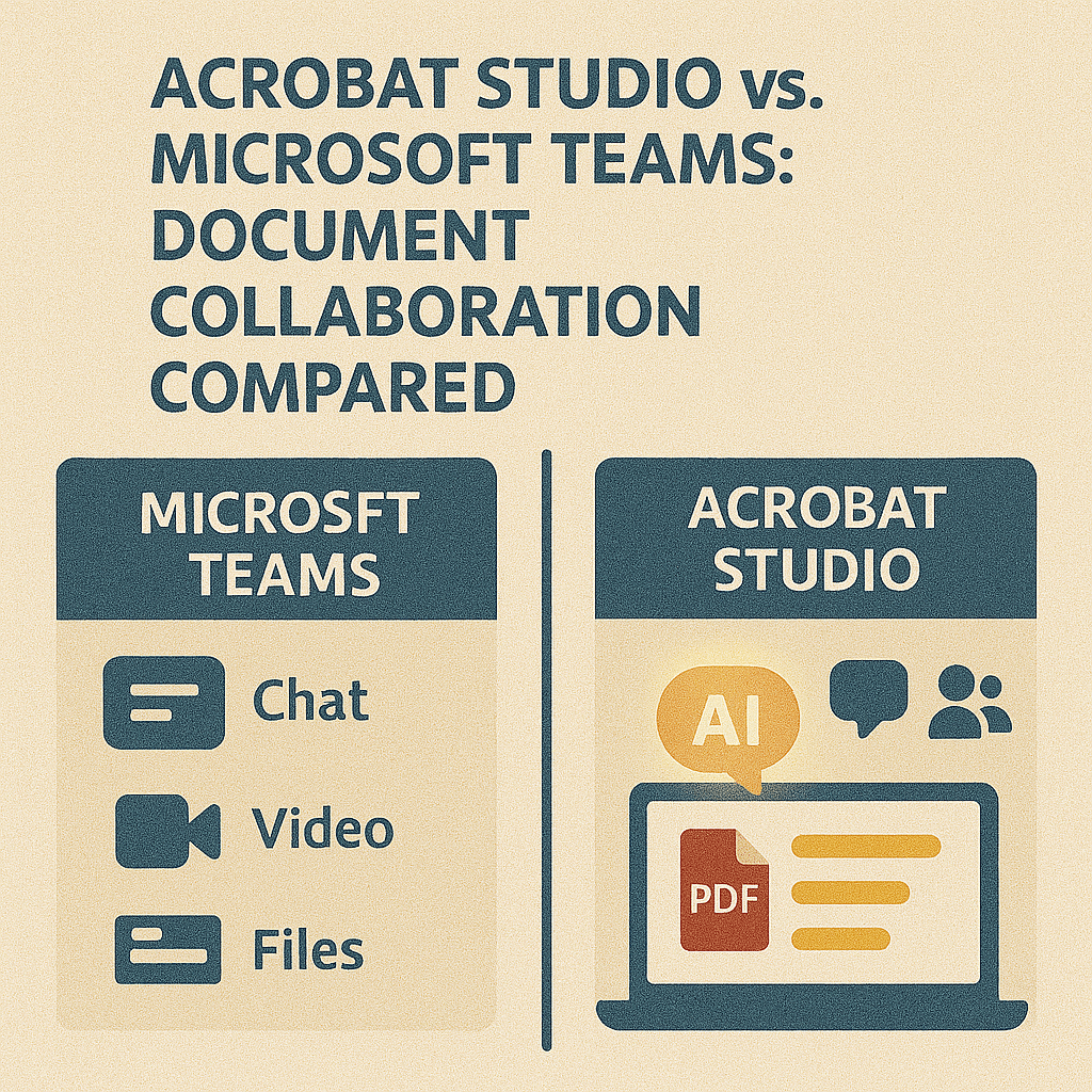 Acrobat Studio vs. Microsoft Teams: Document Collaboration&nbsp;Compared
