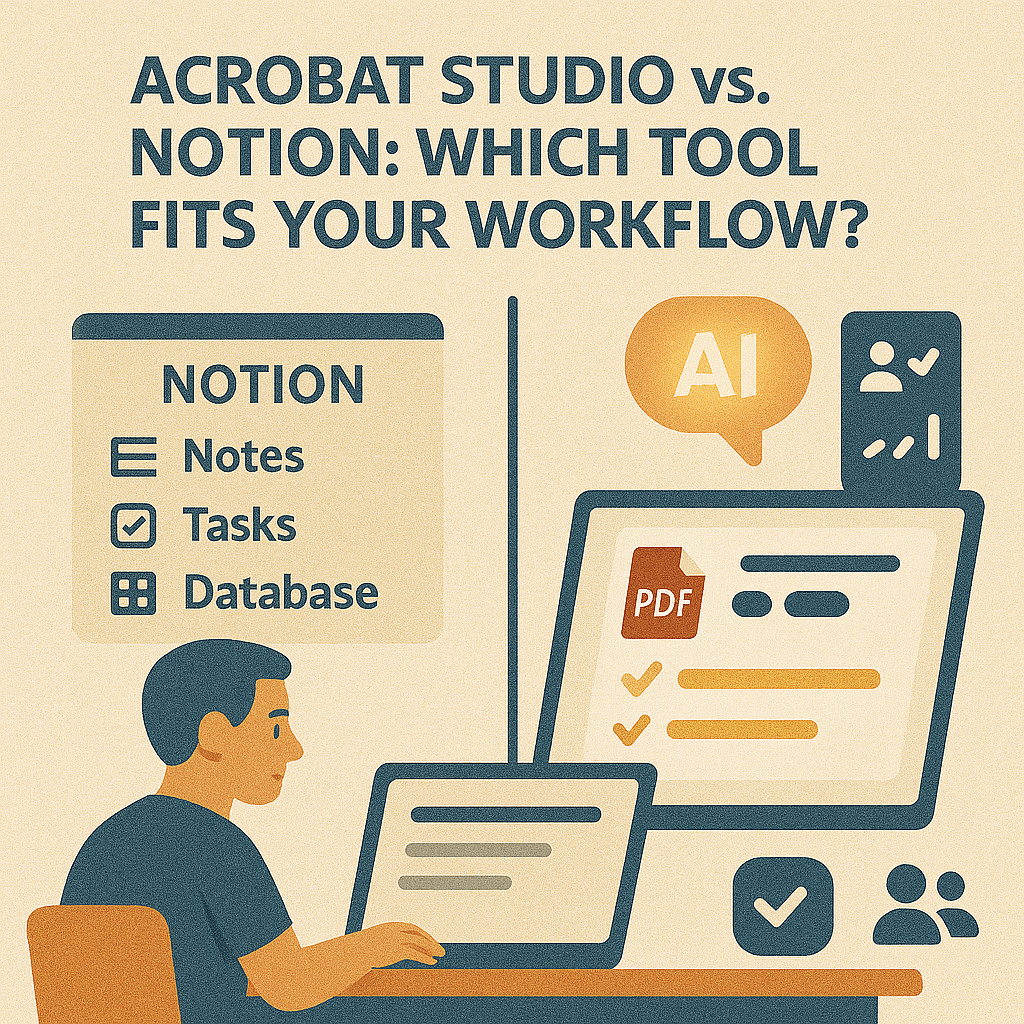 Acrobat Studio vs. Notion: Which Tool Fits Your&nbsp;Workflow?