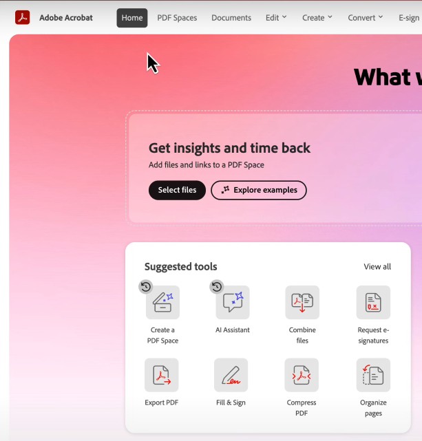 Adobe Acrobat Studio Fill and Sign Tools