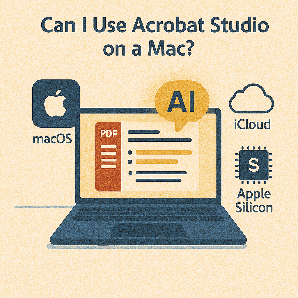 Can I Use Acrobat Studio on a&nbsp;Mac?