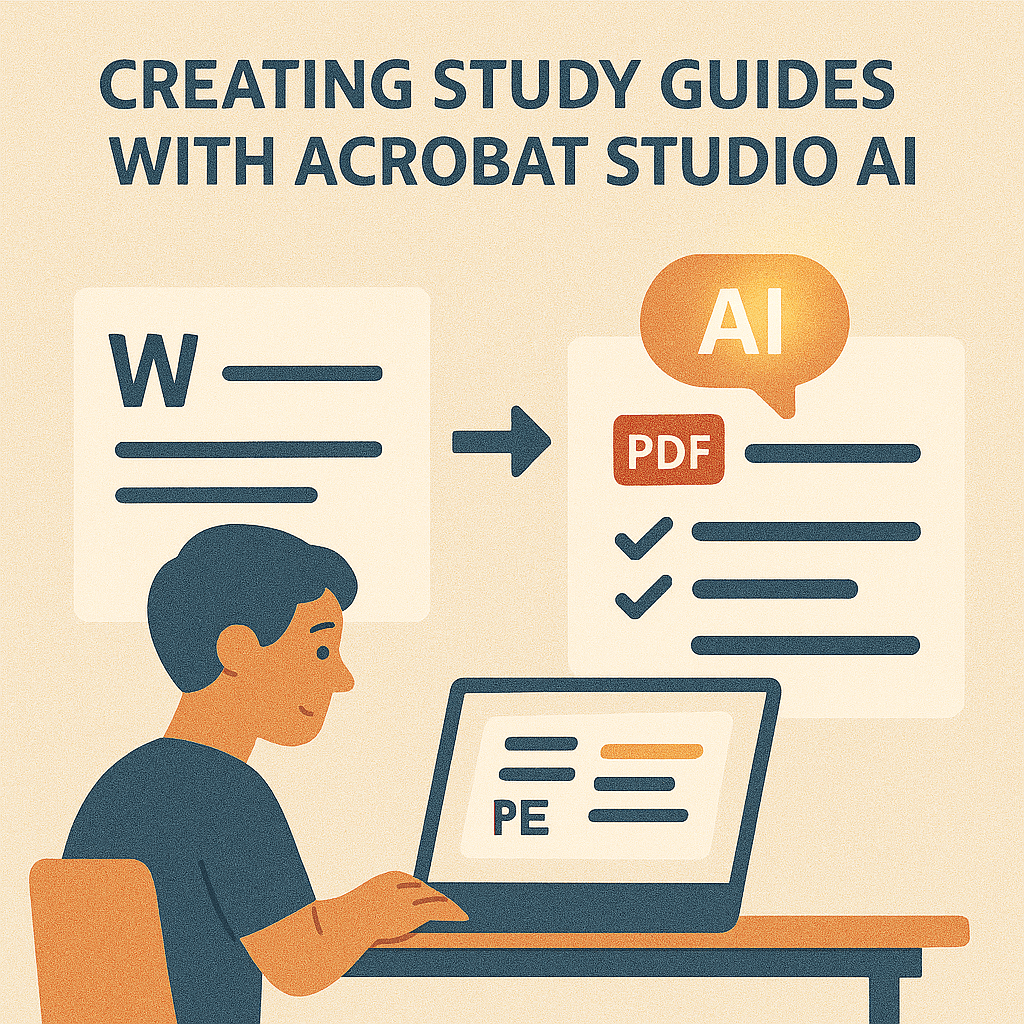 Creating Study Guides with Acrobat Studio&nbsp;AI