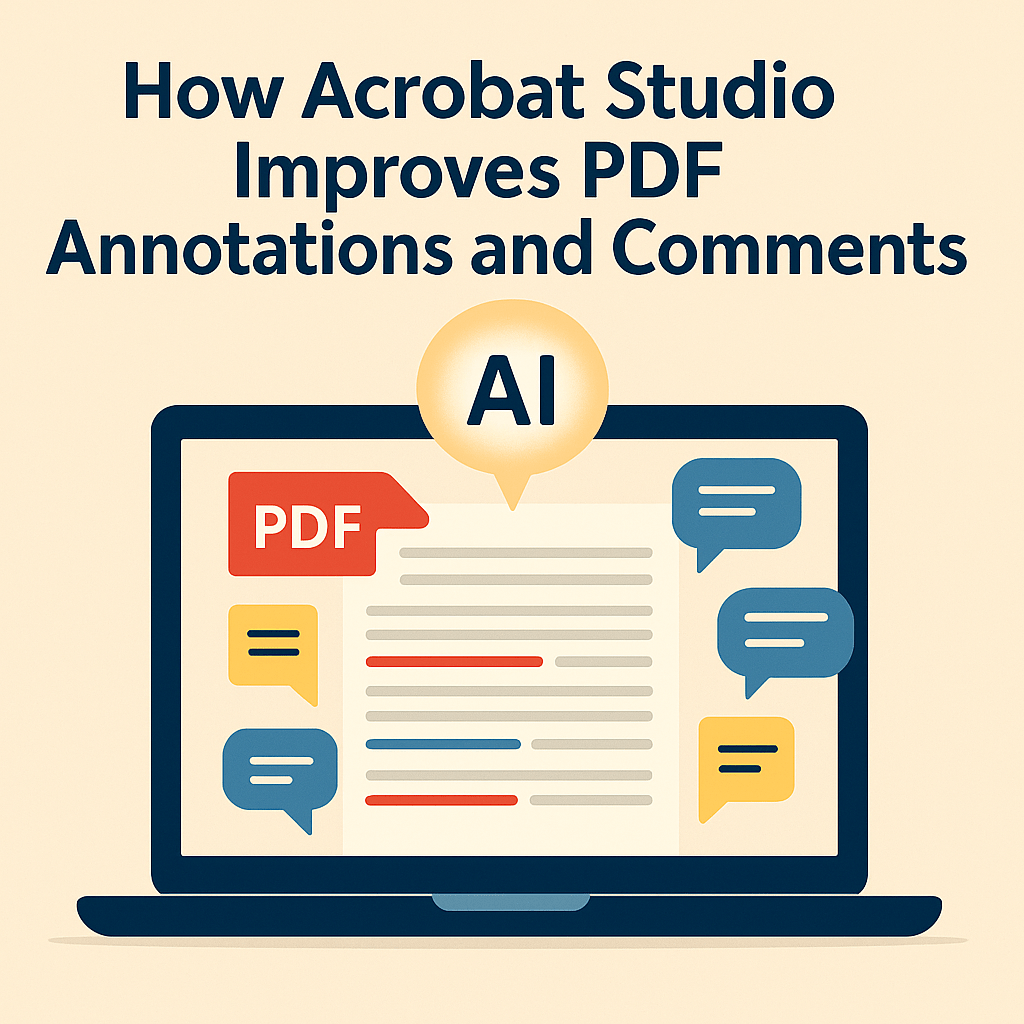 How Acrobat Studio Improves PDF Annotations and&nbsp;Comments