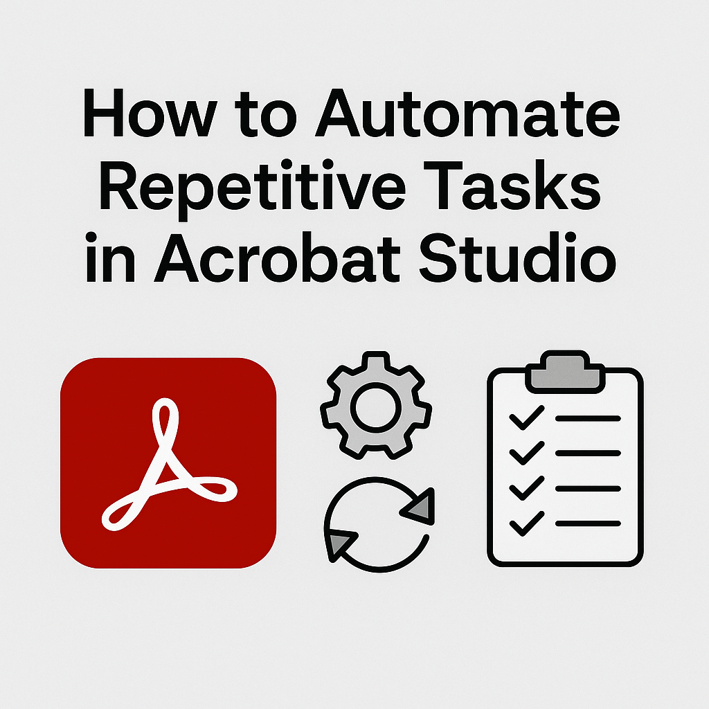 How to Automate Repetitive Tasks in Acrobat&nbsp;Studio