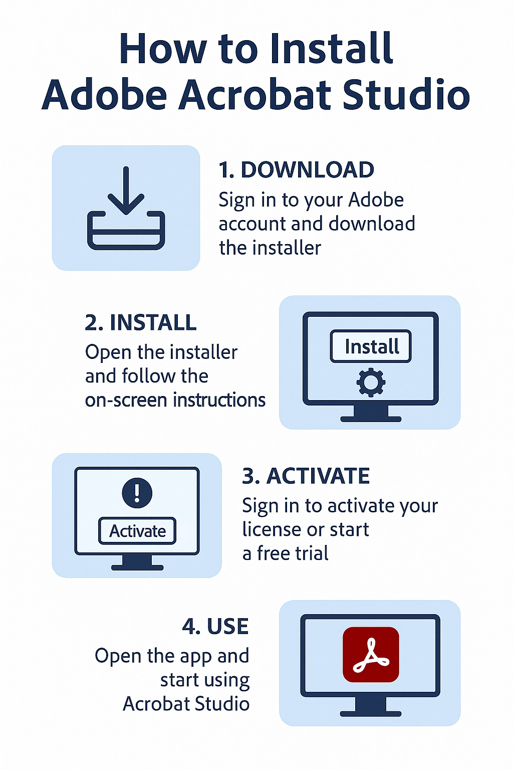 How to Install Adobe Acrobat&nbsp;Studio?