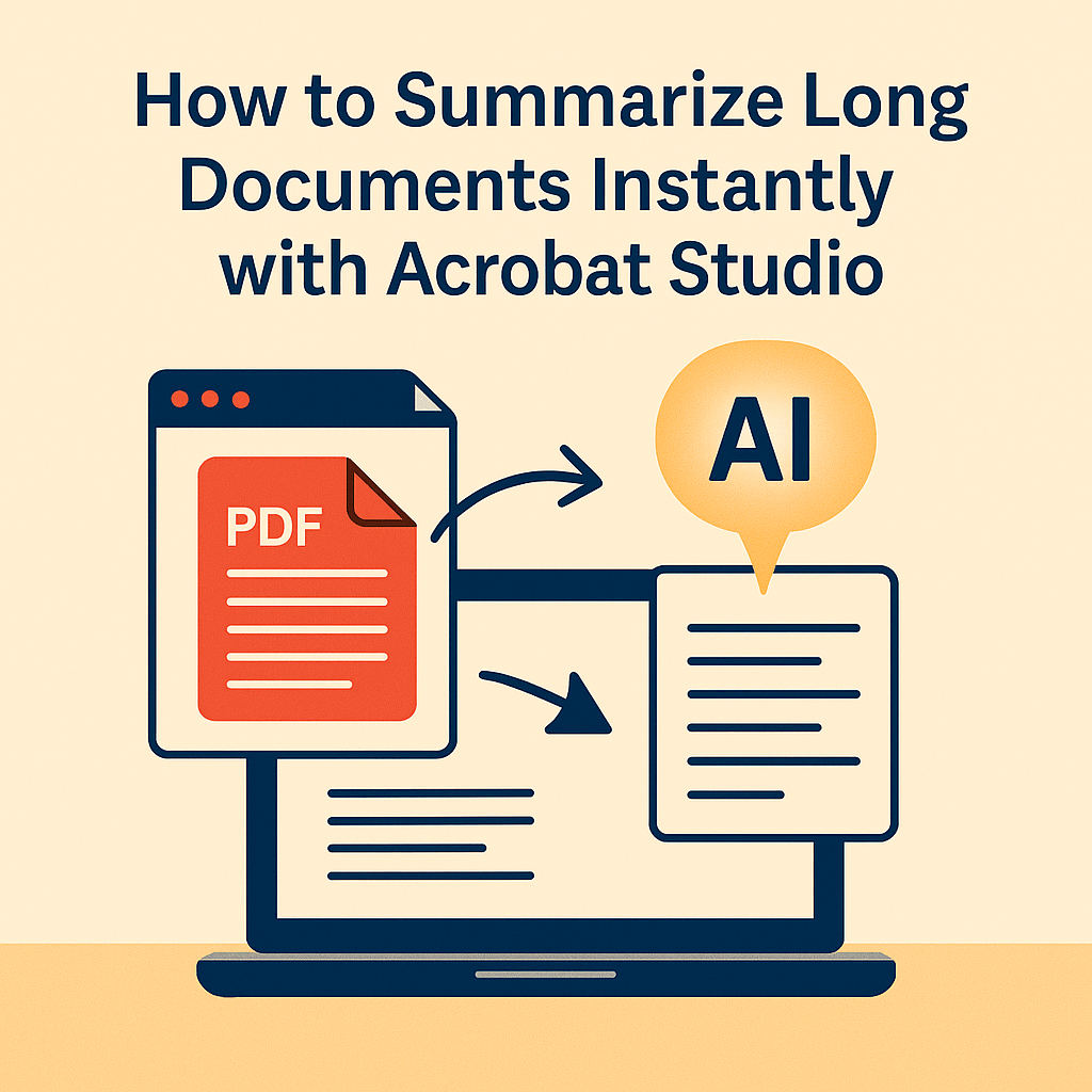How to Summarize Long Documents Instantly with Acrobat&nbsp;Studio