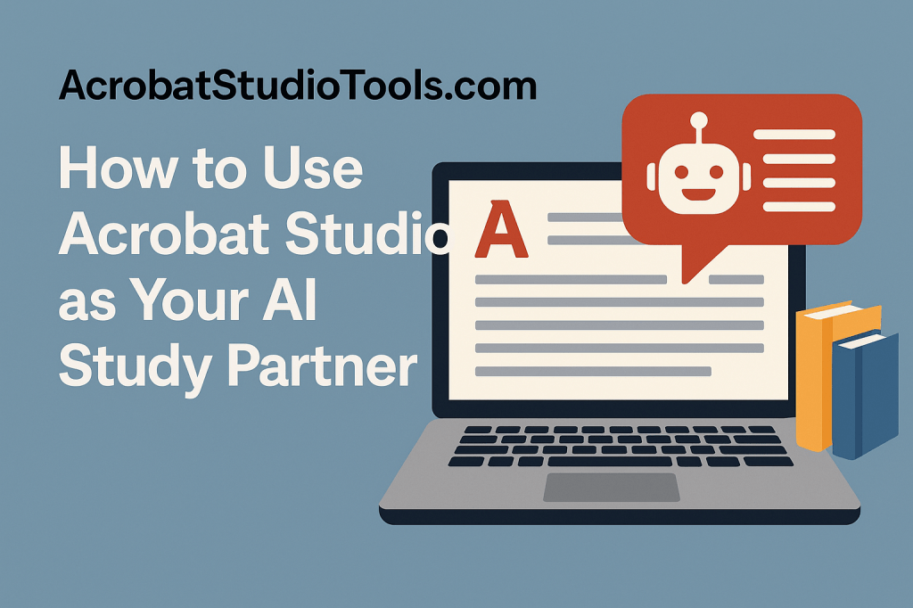 How to Use Acrobat Studio as Your AI Study&nbsp;Partner