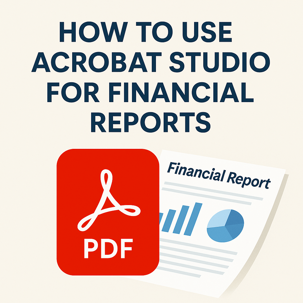How to Use Acrobat Studio for Financial&nbsp;Reports