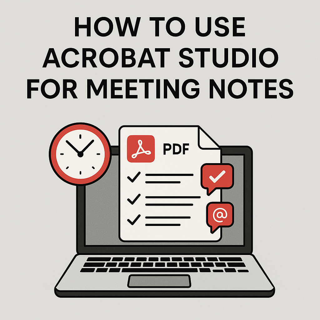 How to Use Acrobat Studio for Meeting&nbsp;Notes