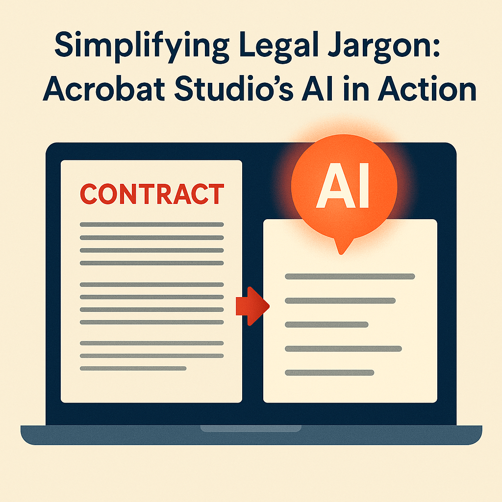 Simplifying Legal Jargon: Acrobat Studio’s AI in&nbsp;Action